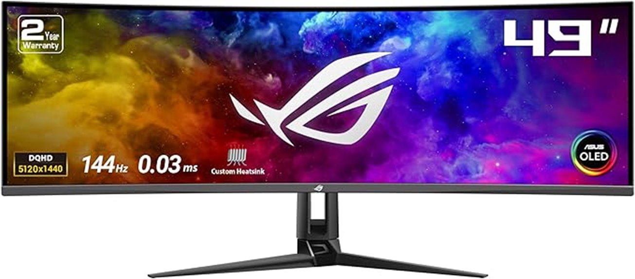 ultra wide curved oled gaming