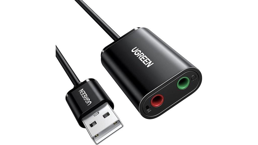 usb audio jack adapter