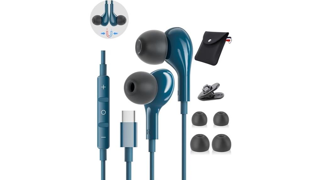 usb c earbuds with mic