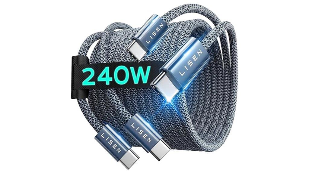 usb c fast charging cables