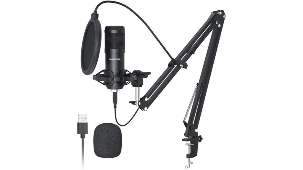 usb podcast microphone kit