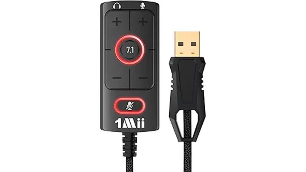 usb sound card with surround