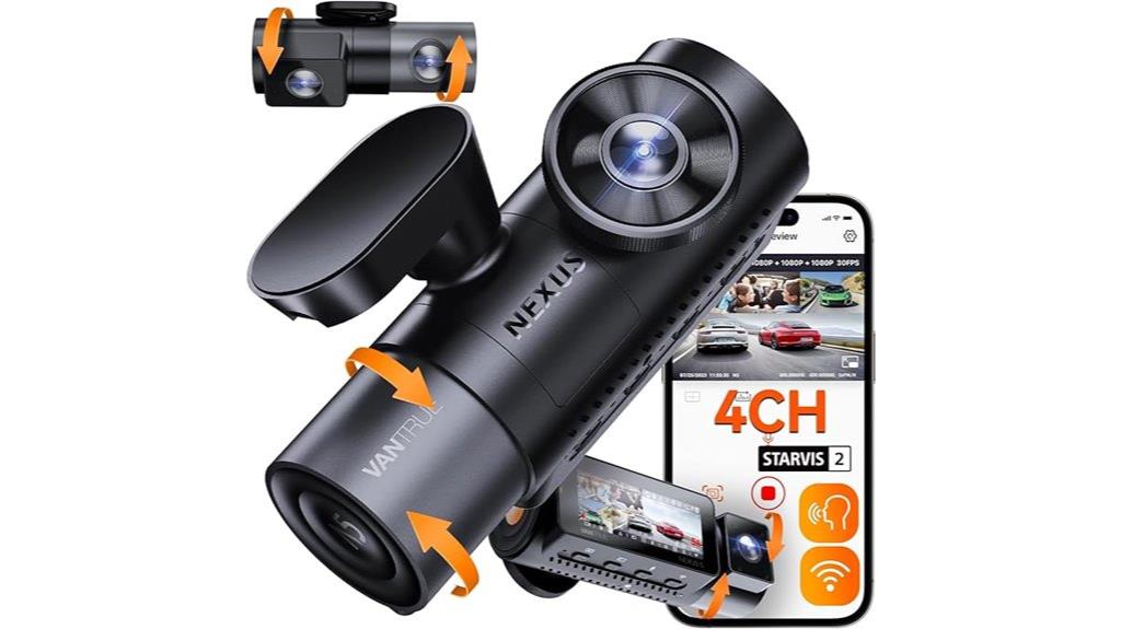 vantrue n5 4 channel dash camera