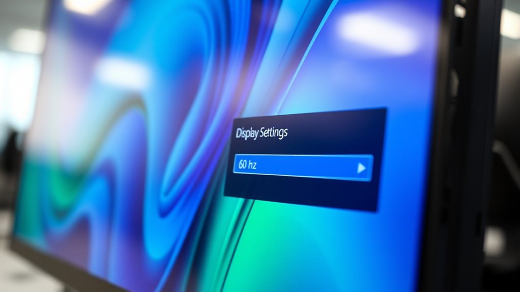 verify monitor refresh rate