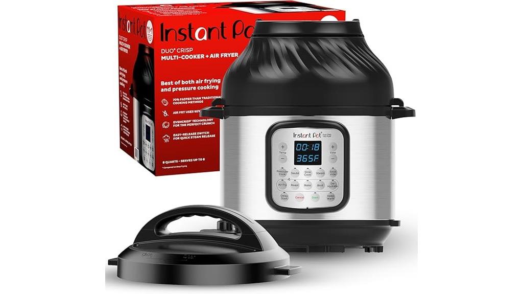 versatile pressure cooker and fryer