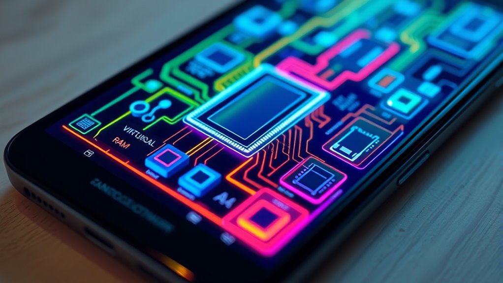 virtual ram extends device memory