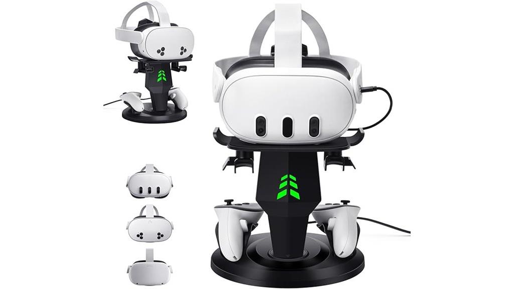 vr headset charging stand