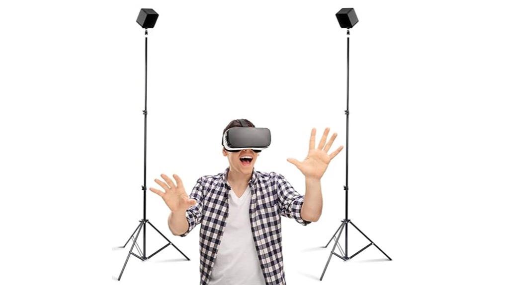 vr headset tripod stand