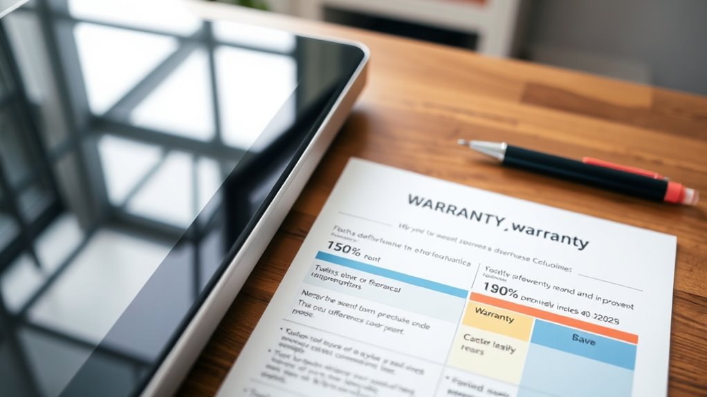warranty vs service plan differences