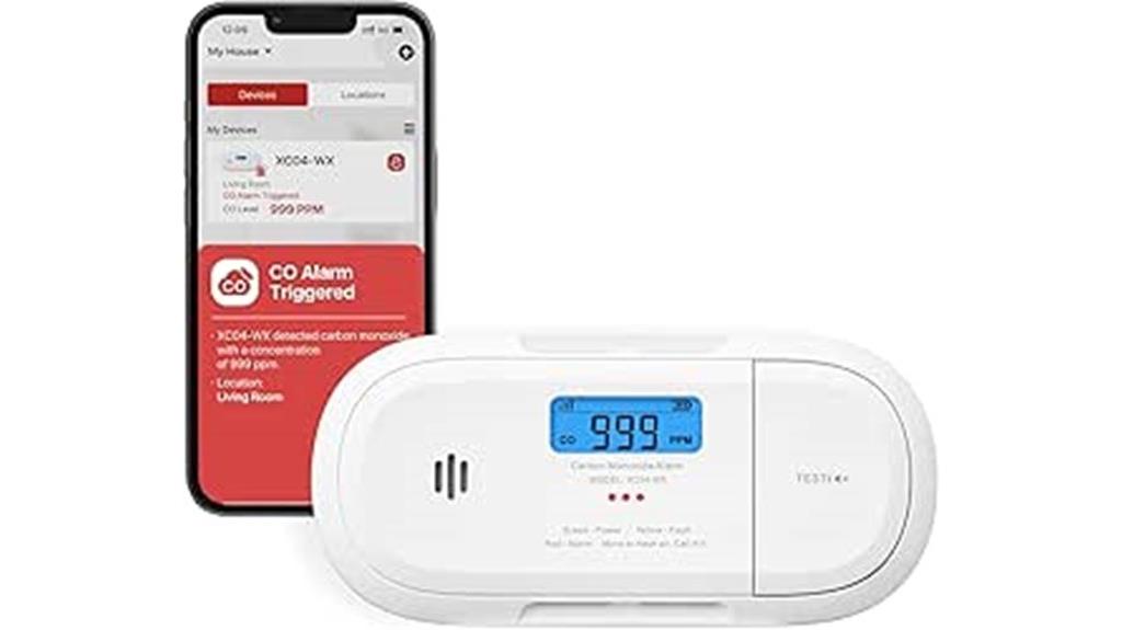 wi fi app carbon detector