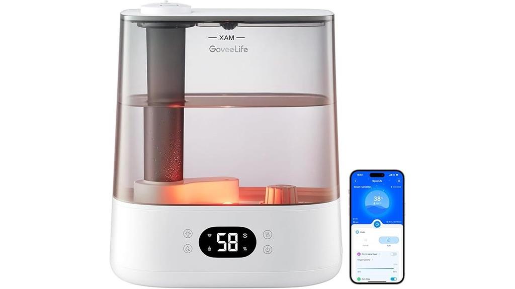 wifi controlled 6l cool mist