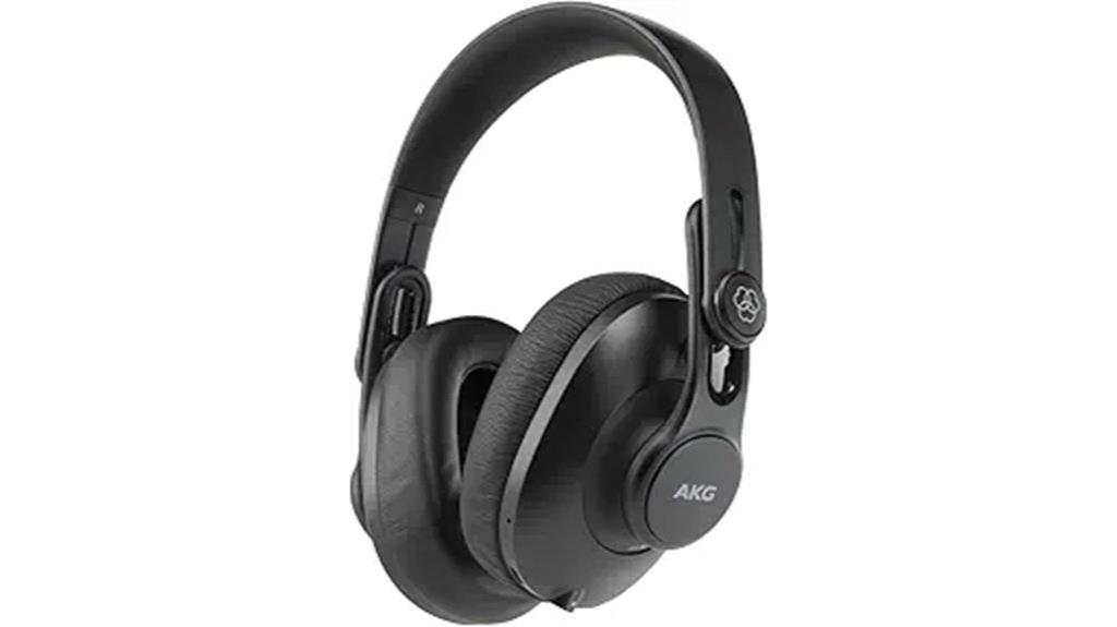 wireless and wired studio headphones