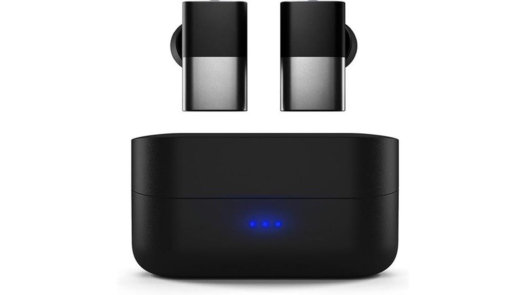 wireless earbuds with status