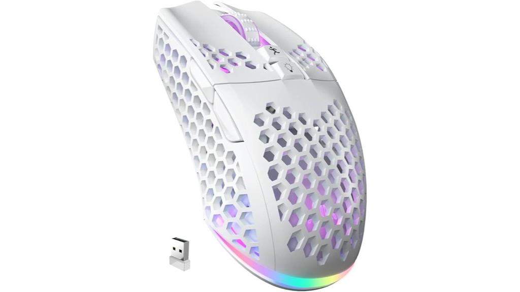 wireless gaming mouse with rgb