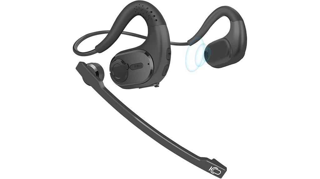 wireless headset with mic