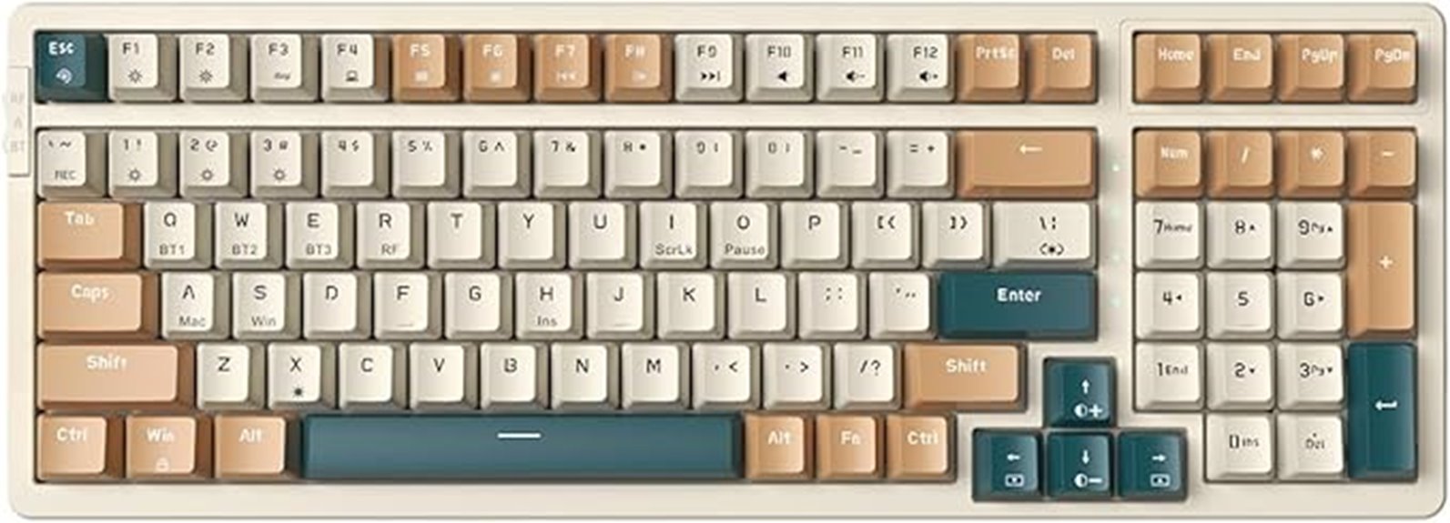 wireless mechanical keyboard features