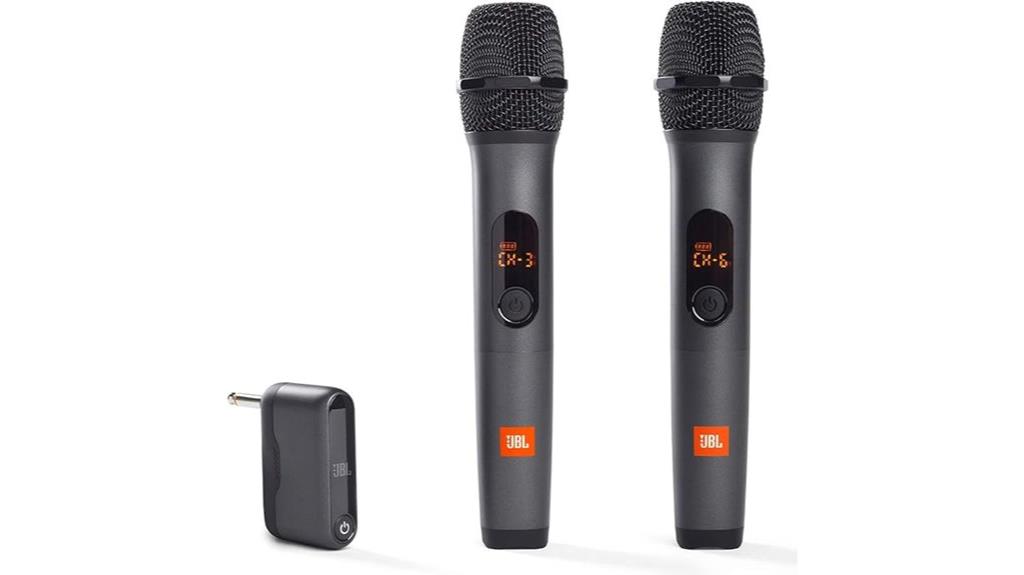 wireless microphone dual channel