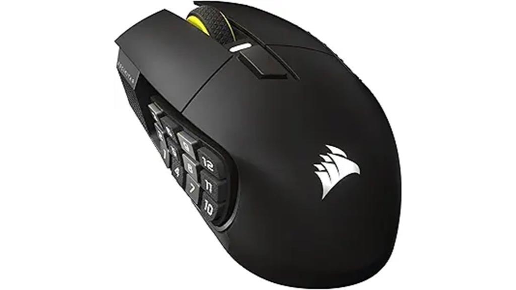wireless mmo gaming mouse