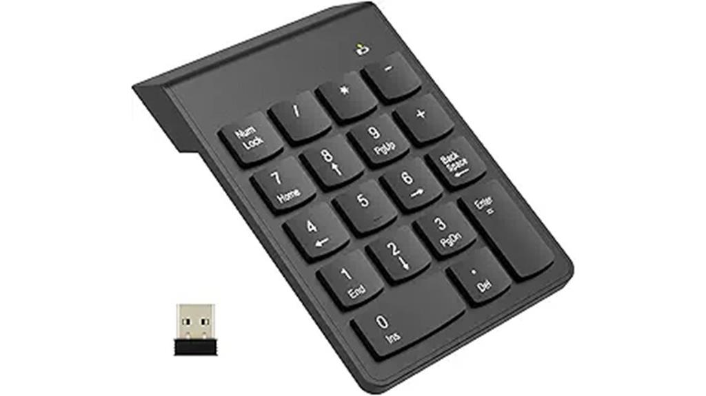 wireless numeric keypad