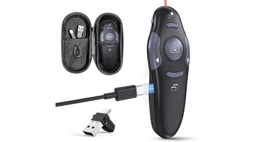 wireless presentation remote with case