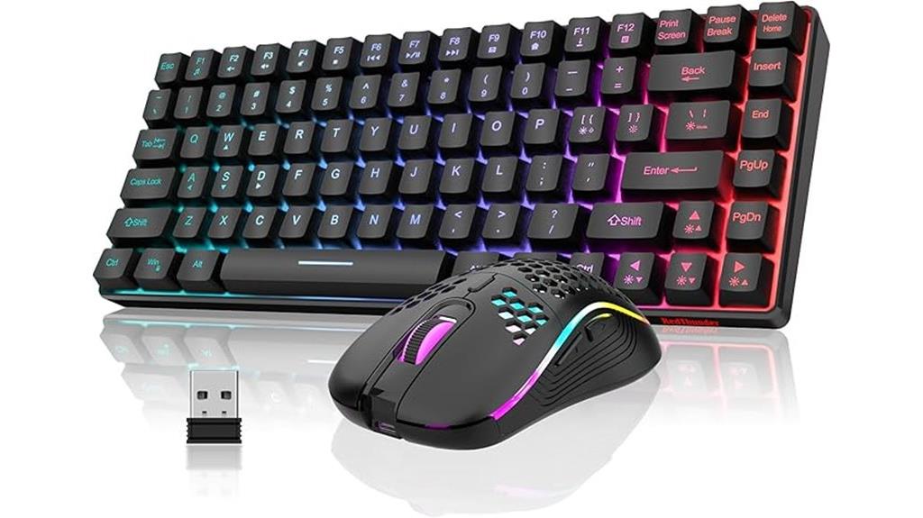 wireless redthunder keyboard combo