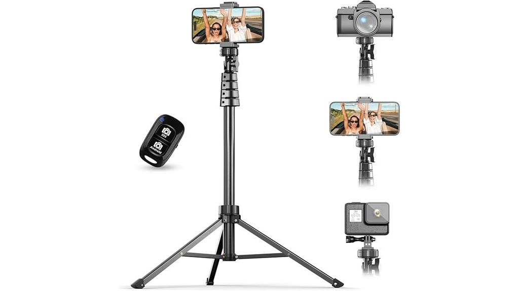 wireless remote phone tripod
