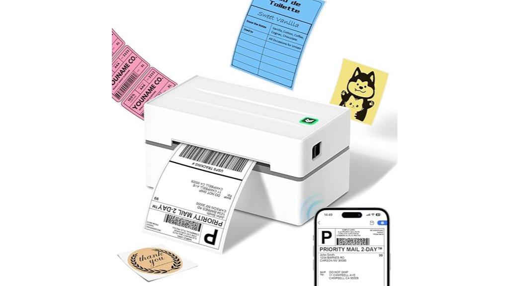 wireless shipping label printer