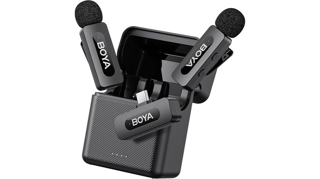 wireless smartphone lavalier microphone
