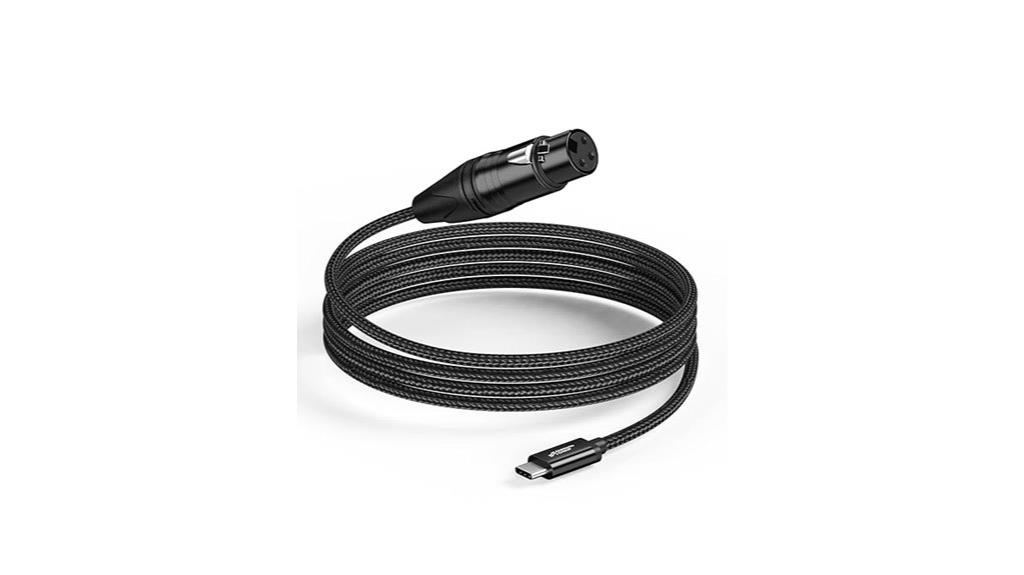 xlr to usb c audio cable