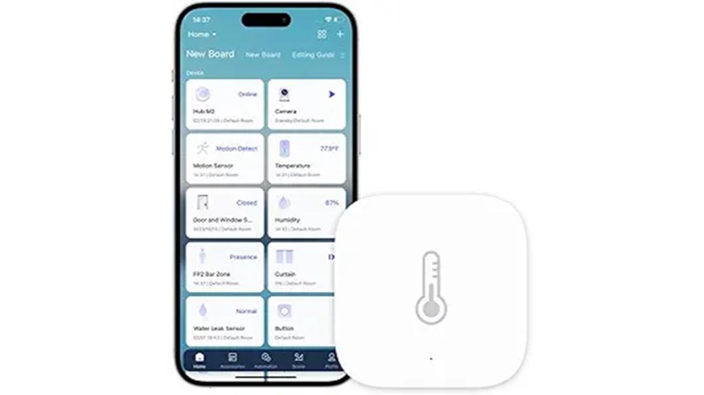 zigbee temperature humidity sensor
