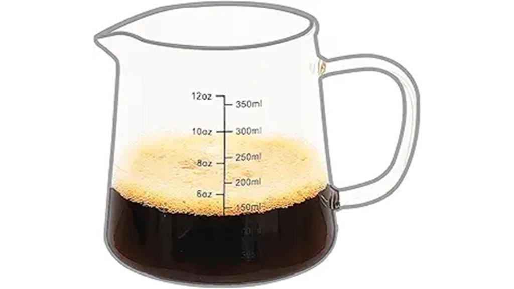 12 ounce glass espresso mug