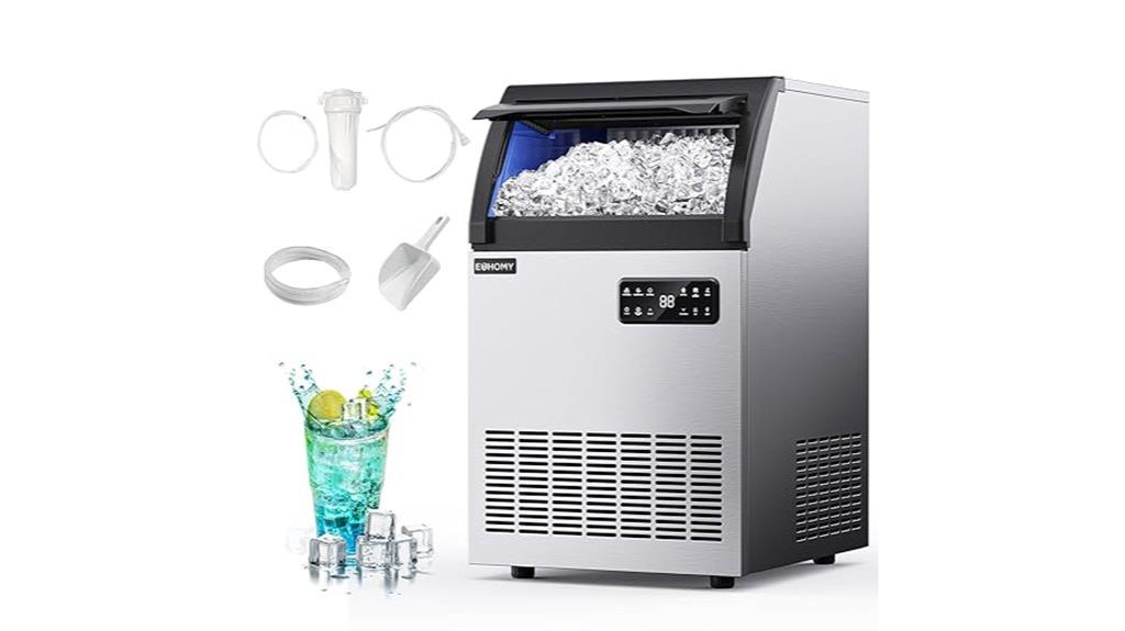 250lb stainless steel ice maker