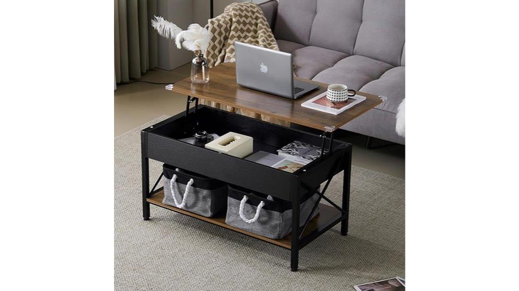 36 inch lift top storage