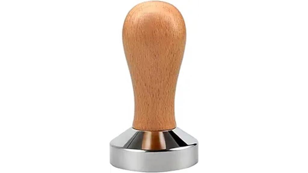 51mm wooden handle tamper