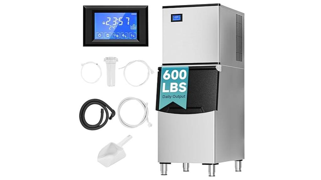 600lbs commercial ice maker