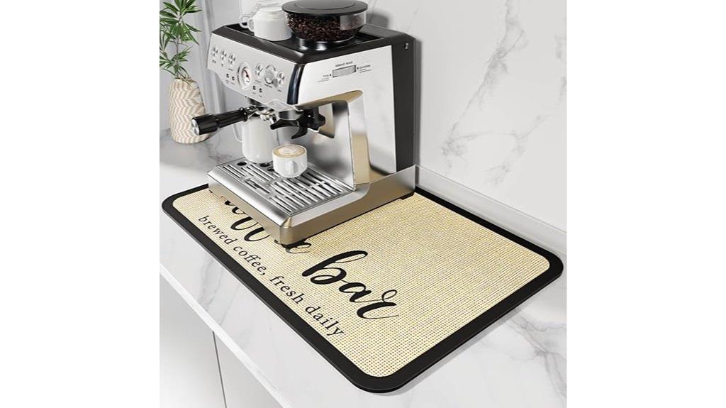 absorbent coffee drying mat