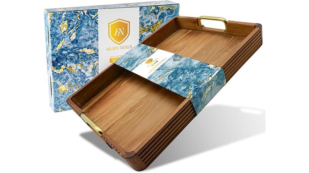 acacia wood tray