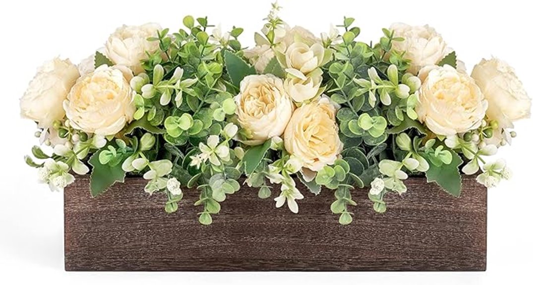 artificial eucalyptus table decor