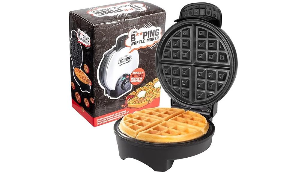 beeping belgian waffle maker