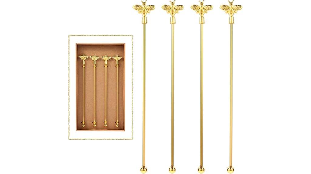 bumble bee gold stirrers