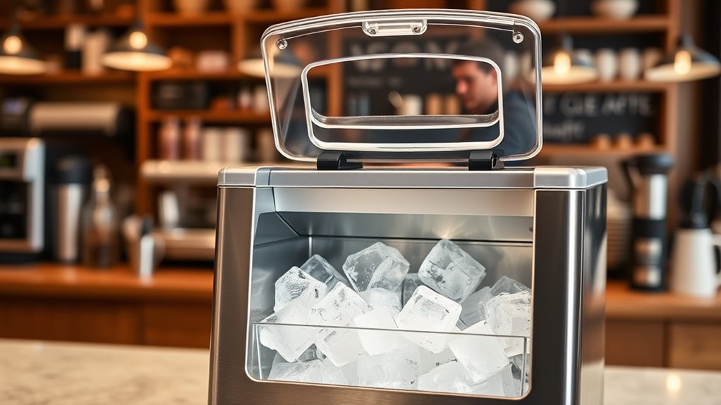 choosing suitable coffee shop ice maker