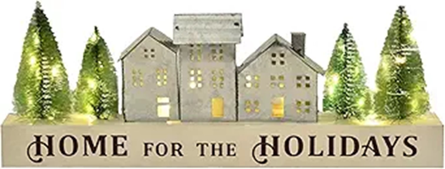 christmas led farmhouse sign