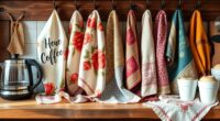 coffee lover kitchen linens