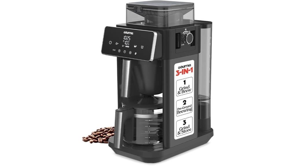 coffee maker with grinder