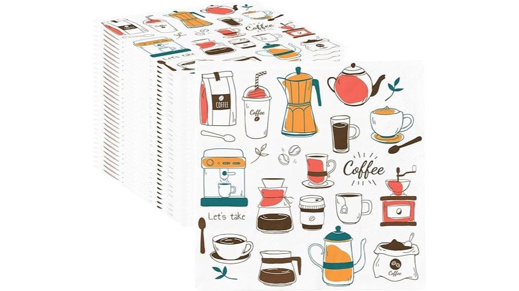 coffee party napkin set