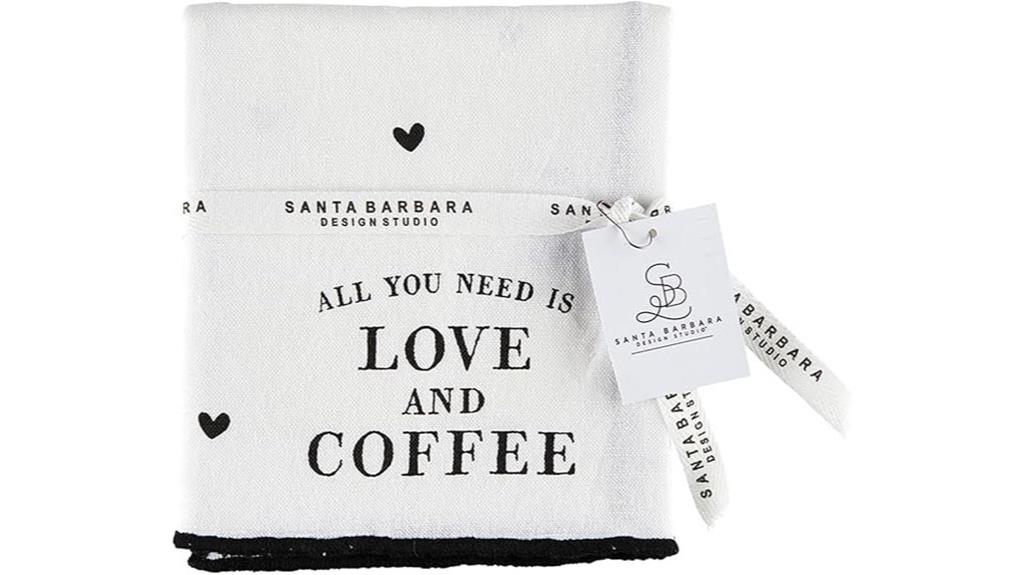 coffee themed kitchen towels