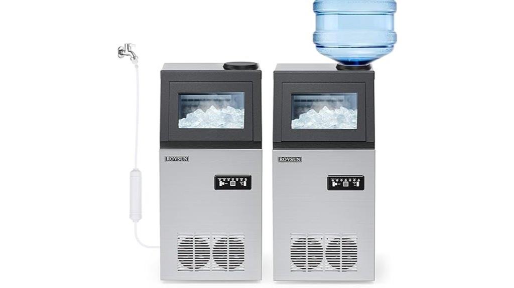 commercial ice maker 110lbs
