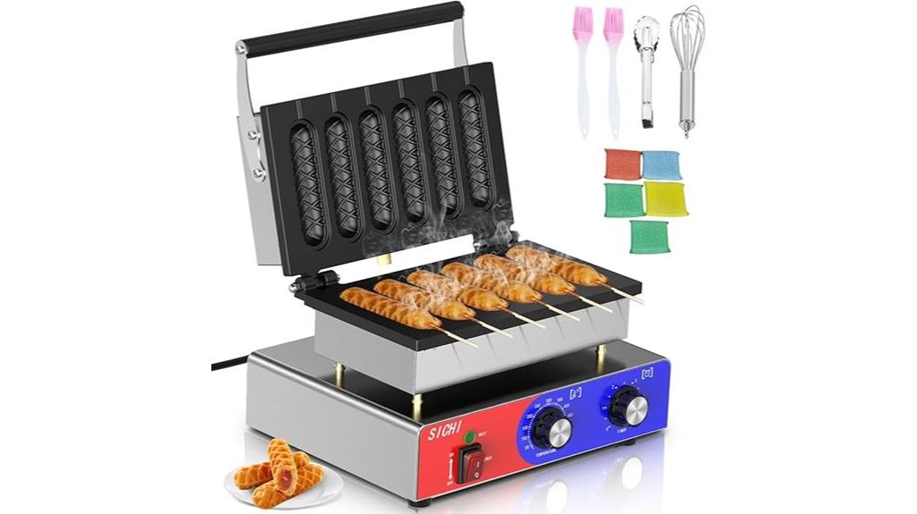commercial waffle corn dog maker