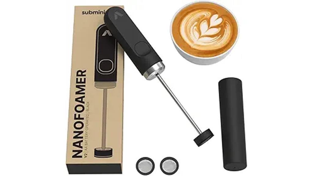 compact nanofoamer milk frother