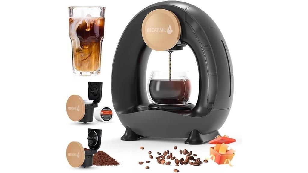 compact single serve coffee maker
